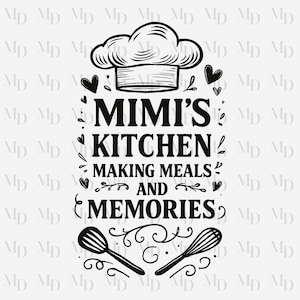 Cocina de Mimi PNG, Diseño de cocina, Cocina, Horneado, Abuela, Descarga instantánea, Sublimación, Clipart