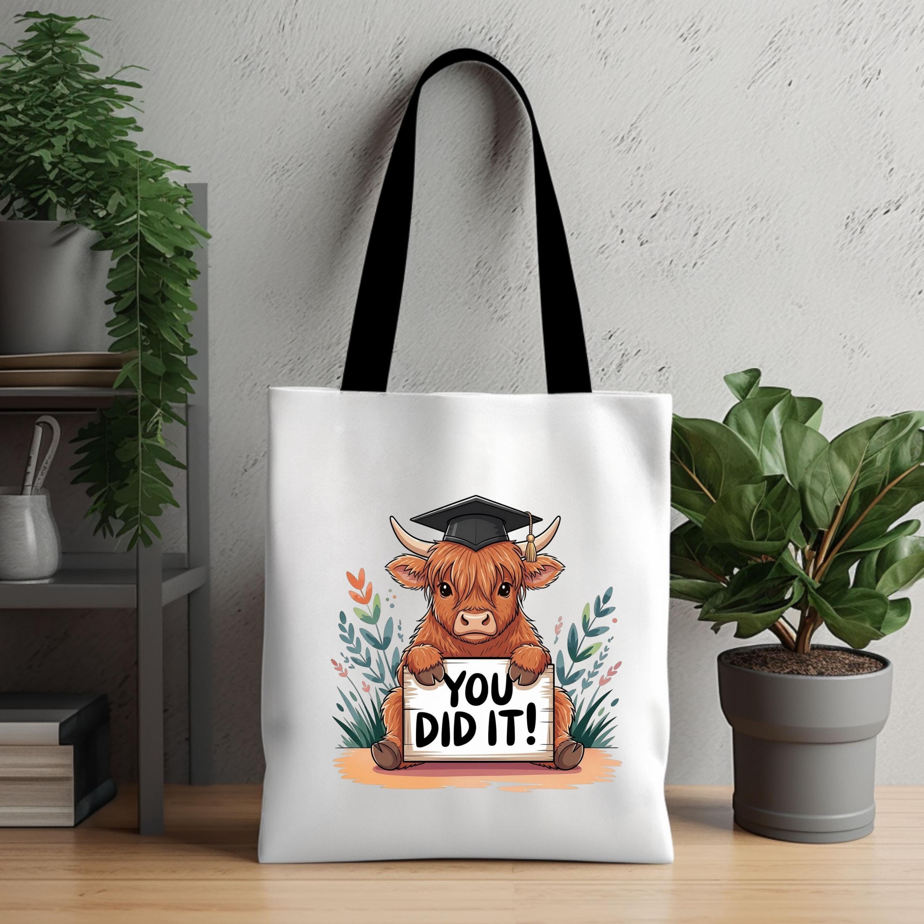Graduation Cow Graduation Highland Cow PNG, Graduate, Cow, Sublimation, Clipart ...