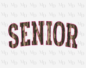 Camouflage Senior PNG, Digital Download, Camo And Pink, Senior Design Sublimation, Graduation