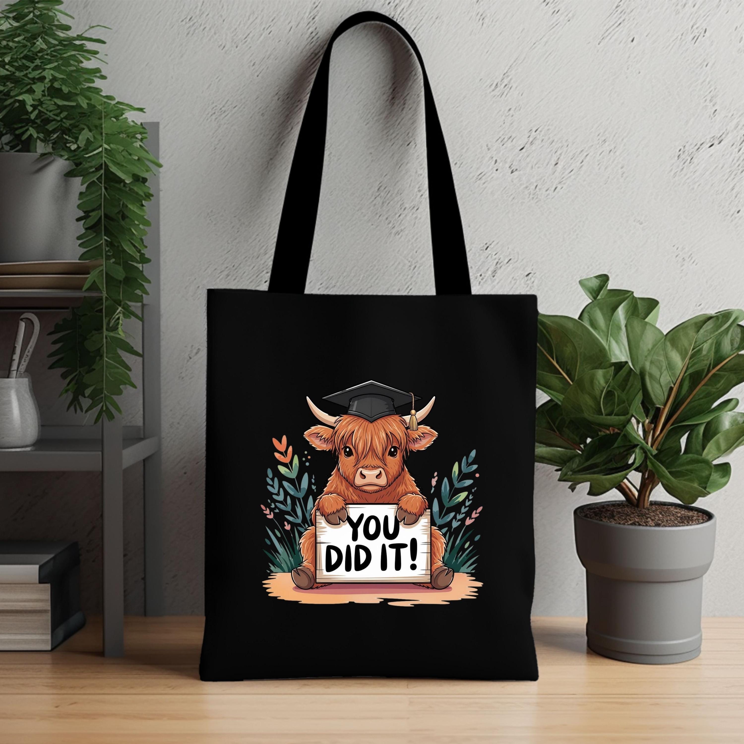 Graduation Cow Graduation Highland Cow PNG, Graduate, Cow, Sublimation, Clipart ...