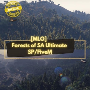 Wälder von SA Ultimate SP/FiveM MLO, realistisch gestalteter Wald für Fivem-RP-Server