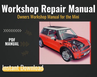 Werkplaatshandboek voor de Mini Cooper 2001 - 2006 service Reparatiehandleiding, Autoservicehandleiding, Autoreparatiehandleiding