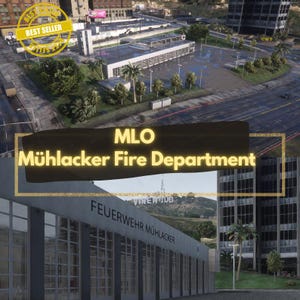 Feuerwehr Mühlacker Mlo - MLO gta5 fivem - realistisch gestaltet für Fivem rp Server