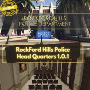 RockFord Hills Police Head Quarters MLO FiveM – realistisch gestaltet für FiveM RP-Server, MLO für GTA RP-Server