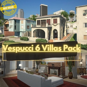 6 Villen-Paket MLO – MLO gta5 fivem – Realistische Villen, entwickelt für Fivem-RP-Server