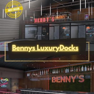 MONTEUR Bennys Luxe Dokken - realistisch ontworpen voor FiveM RP-servers, mlo voor FiveM gta5