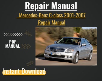 Mercedes-Benz C-class 2001-07 Repair Manual Car service manual ,Automotive repair manual