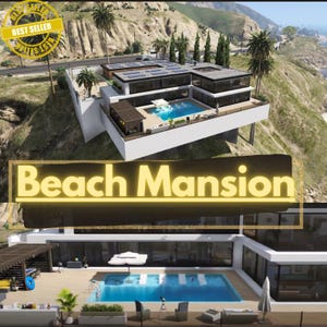 New Beach Mansion MLO - Luxury Beach Mansion Mansion - MLO gta5 fivem - realistisch gestaltet für Fivem RP-Server