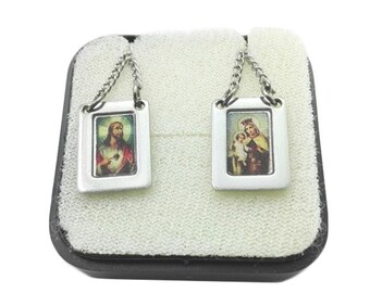 Silver Religious Scapular