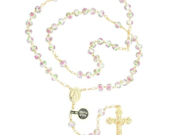 Rosary of Fatima Murano glass