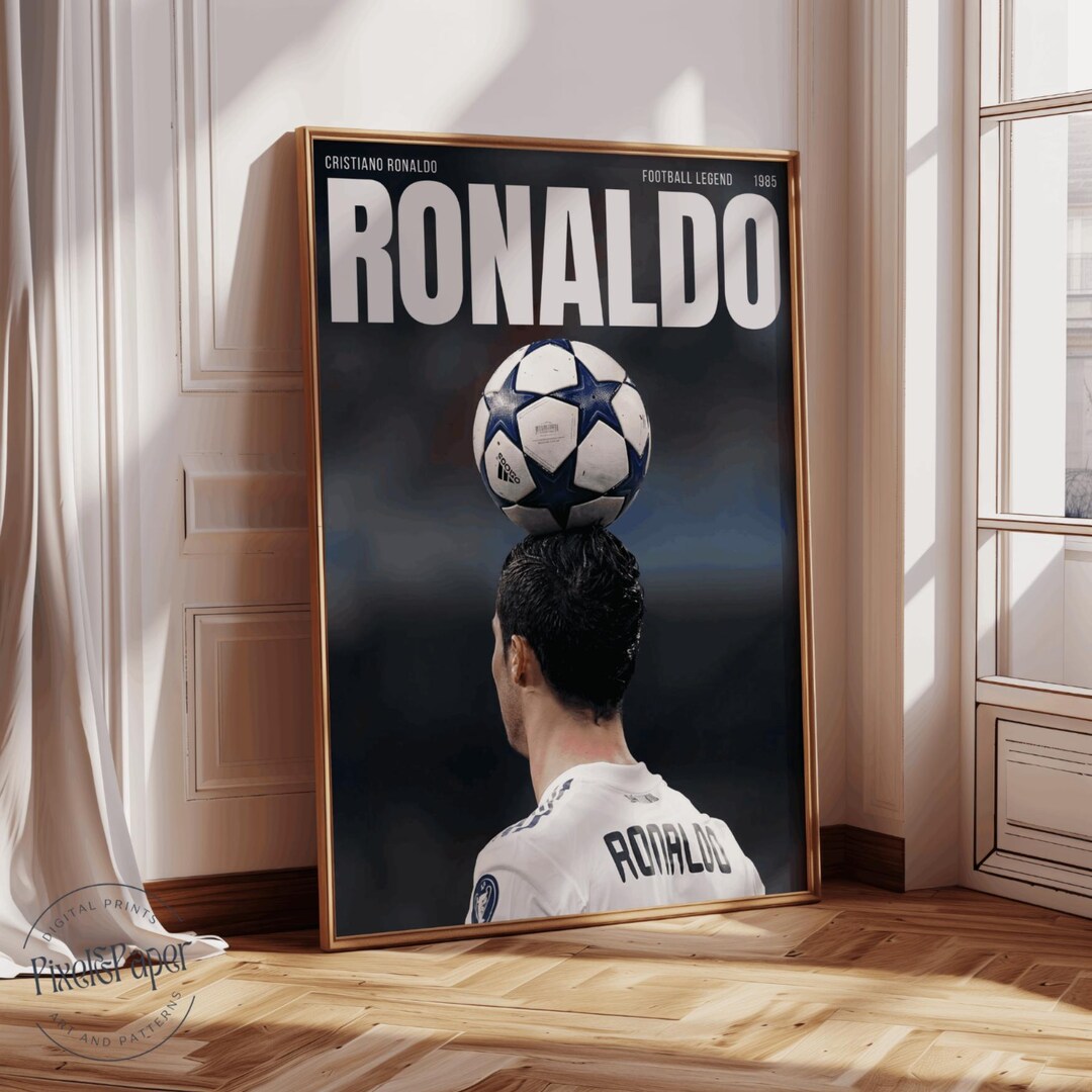 Print Rolnondo Cristiano Ronaldo Poster: Art Print (digital Download A3/A2 Size 380 ...