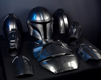 finished and painted set of armor for Mandalorian Star Wars Cosplay for 501st Legion