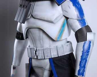 finished and painted set of armor for Captain Rex - Phase 2 - Star Wars: Clone Wars Star Wars Cosplay for 501st Legion