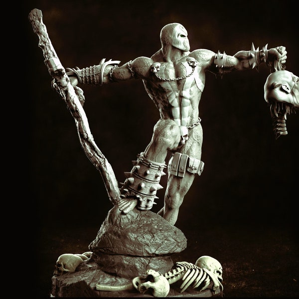 Demon Spawn Figure 3D Stl, File for 3D Printing, Decor for Gamer Room, Geek Stuff, Gift for Gamer.