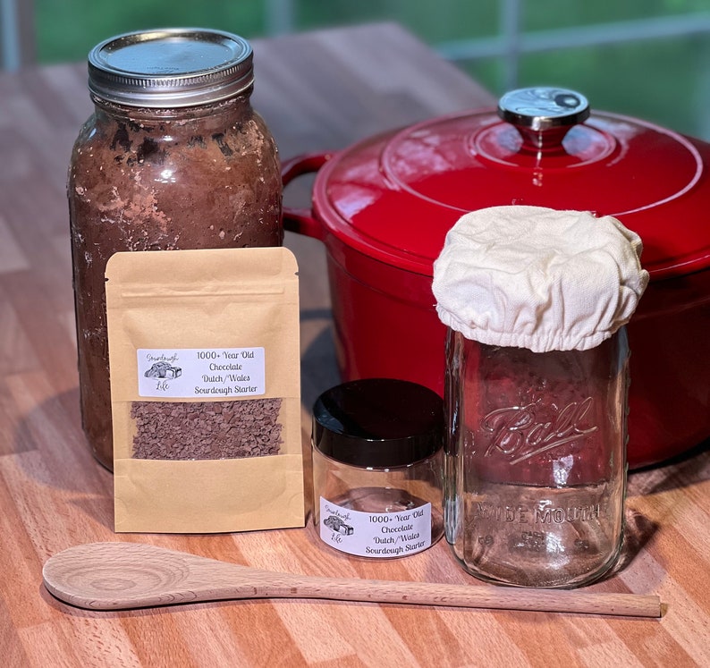 Chocolate Dutch/Wales Sourdough Starter Live Ready to Bake or Dehydrate image 4