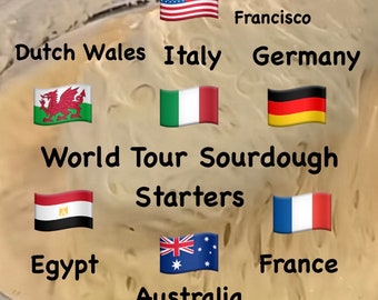 Sourdough Starter World Tour! Dutch/Wales, Egypt, Italy, Australia, France, America and German