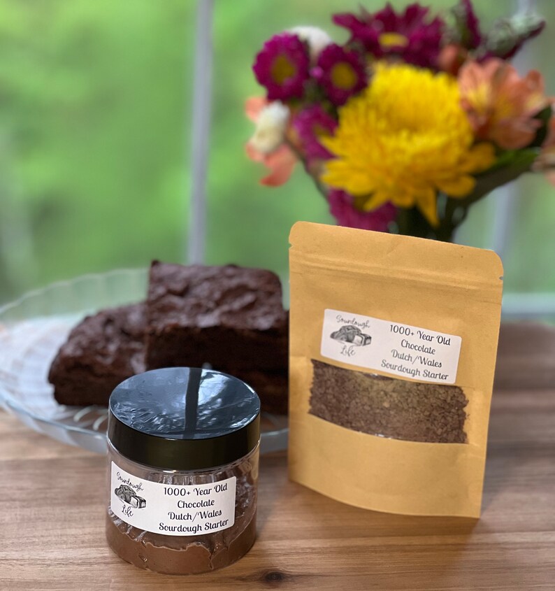 Chocolate Dutch/Wales Sourdough Starter Live Ready to Bake or Dehydrate image 5