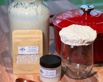 1000+ Year Old Dutch/Wales Sourdough Starter Kit Live Ready to Bake!