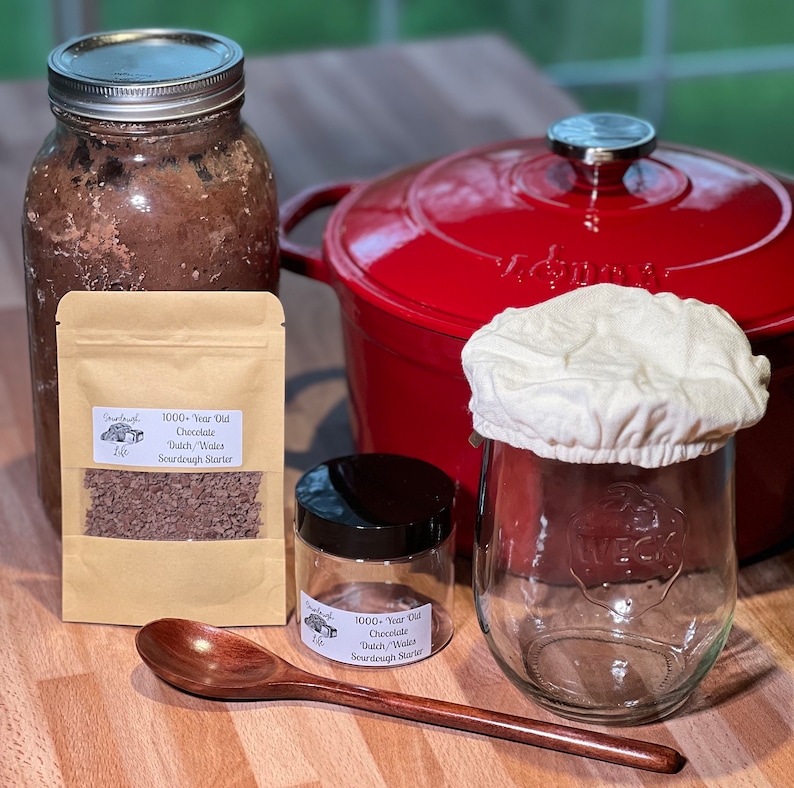 Chocolate Dutch/Wales Sourdough Starter Live Ready to Bake or Dehydrate image 3