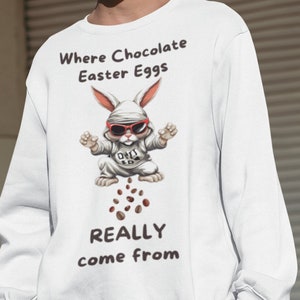 Sarcastic Easter T-shirt Design Easter Sweatshirt Instant Download PNG DIY Gift For Friend Easter Chocolate Funny Easter T-shirt Text