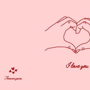 Valentinstagskarte