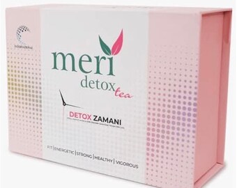 Té detox / Té adelgazante / Té de hierbas / 1 caja 60 piezas / Meri detox