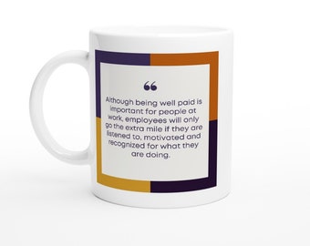 Taza de café personalizada, taza de café, regalo de compañero de trabajo, cumpleaños, regalo para él, regalo para gerente, papá noel secreto, regalo de oficina, taza motivacional,