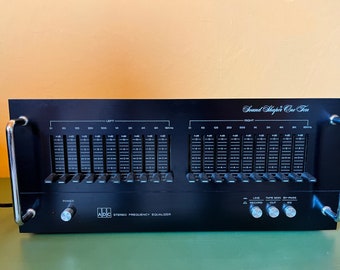 ADC Equalizzatore Grafico Sound Shaper One Ten SS-110 Prima ed. - Vintage, Retro - Perfettamente funzionante - Pezzo raro da collezione