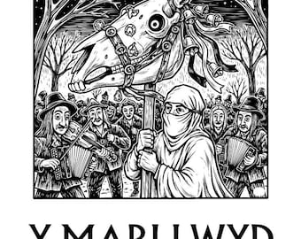 The Welsh Not Poster | Wall Art explaining the cruel method used to discourage the speaking of the Welsh language among school-age children.