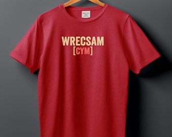 New Welsh Place Name T-Shirt, Show off where you do come from emblazoned in cool distressed type on a colourful tee | anrheg Gymreig