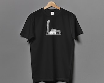 The North Bank Logo T-Shirt, Vetch Field Design top, Funny Swansea Football Tee, Novelty Present or gift for a Swans fan or Jack Army member