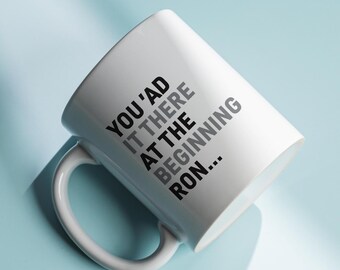 You ’Ad It There At The Beginning Ron - Troggs Tape Quote Mug - an in-joke for recording engineers and musicians everywhere.
