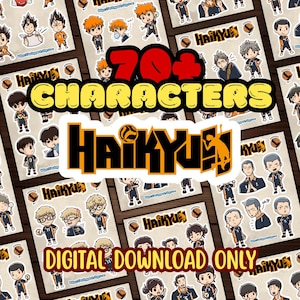 Haikyuu Karasuno - Sticker Set