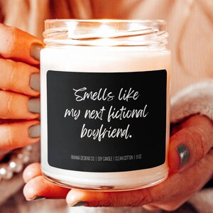 Smut Reader Soy Candle: Book Lover Gift