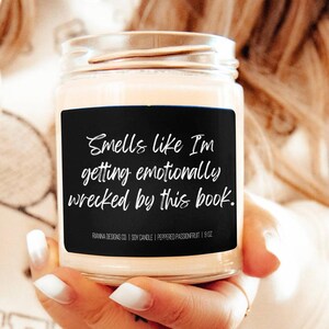 Smut Reader Candle: Soy Wax Candle, Book Lover Gift