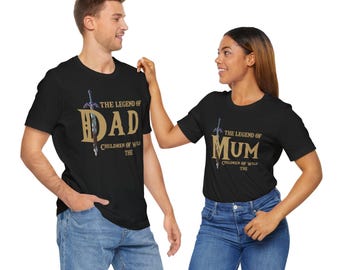 The Legend of Dad T-Shirt – Zelda Parody Gamer Father's Day Gift