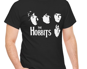 The Hobbits T-Shirt: Funny Lord of the Rings Parody Band Tee