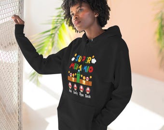 Super Mummio Retro Gaming Hoodie | Personalized Mother's Day Gift