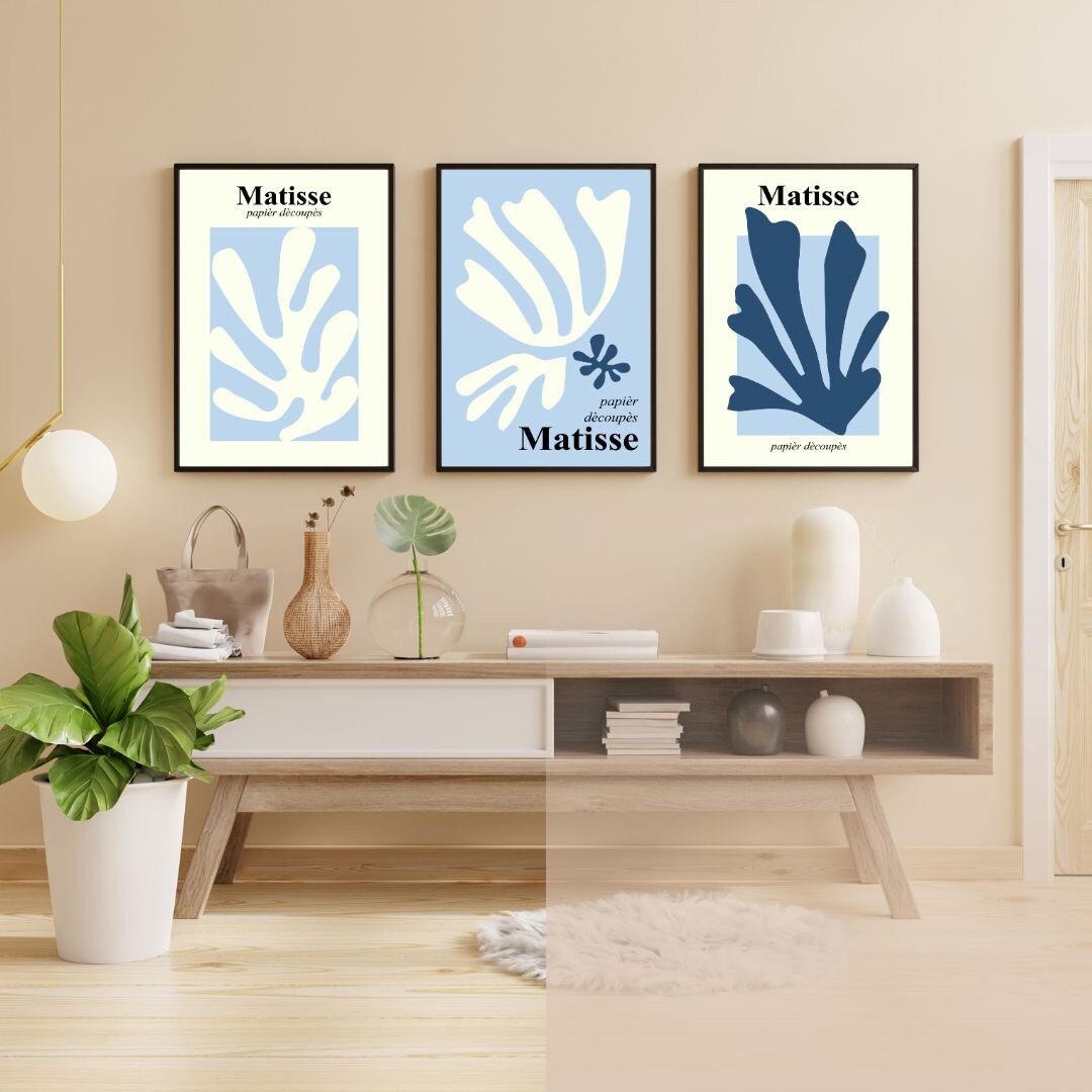 Henri Matisse Print Set of 3, Flower Market ,gallery Wall Art, Matisse ...