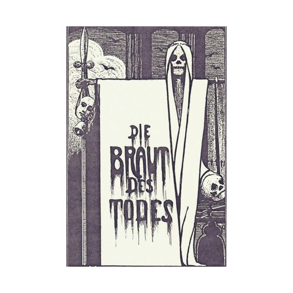 Die Braut Des Todes ( The Bride of Death) Matte Vertical Poster