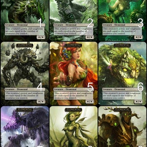 MtG Elemental */* Token für Voice of Resurgence Alternative Art // Wähle die Kunst! - Für EDH-, Commander-, Cube Draft- und Gelegenheits-MtG-Spieler