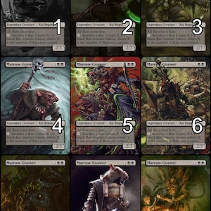 mtg marrow gnawer commander deck Marrow-Gnawer Rat Tribal Tokens Magic MTG Commander Deck