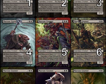 Arte alternativo de la ficha MtG Marrow-Gnawer // ¡Elige el arte! - Para EDH, Commander, Cube Draft y Casual MtG Player