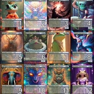 MtG Sab-Sunen, Luxa Embodied Token Alternative Art // Choose the Art! - For EDH, Commander, Cube Draft and Casual MtG Player