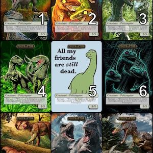 MtG Polyraptor Token Copy Alternative Art // Choose the Art! - For EDH, Commander, Cube Draft and Casual MtG Player