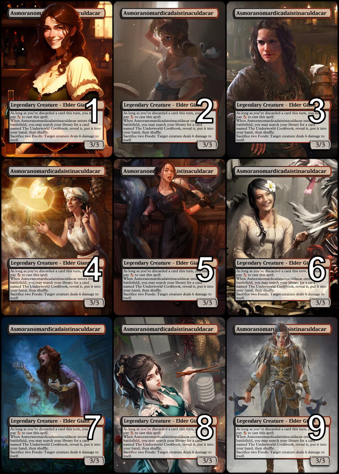 Mtg Asmoranomardicadaistinaculdacar Token Alternative Art