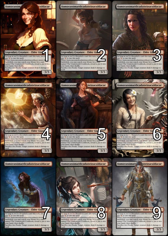 Mtg Asmoranomardicadaistinaculdacar Token Alternative Art