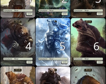Custom Bear Tribal Commander EDH Deck - Ayula, Queen Among Bears Goreclaw -  MTG Cards - Etsy