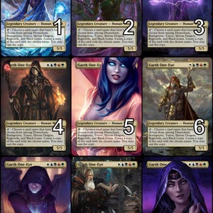 MtG Garth One-Eye Token Alternative Art // Choose the Art! - For EDH, Commander, Cube Draft and Casual MtG Player