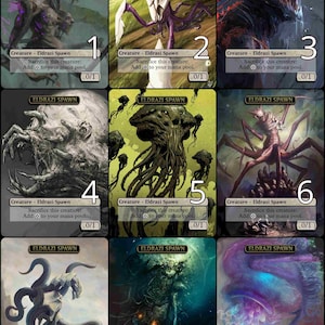 MtG Eldrazi Spawn 0/1 Token Alternative Art // Choose the Art! - For EDH, Commander, Cube Draft and Casual MtG Player